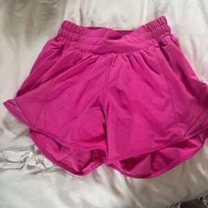 Lululemon Hotty hot pink shorts SIZE 0 tall